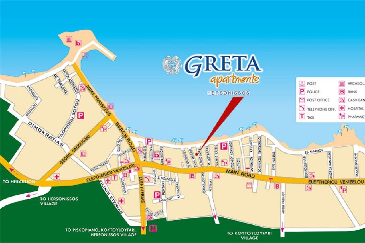 Greta Apartments Khersónisos Eksteriør bilde
